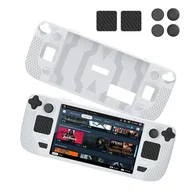 Akcesoria do Nintendo - Futerał Pokrowiec Etui + Osłony Gumki Na Przyciski Do Steam Deck / Biały / Jys-Sd011 - miniaturka - grafika 1