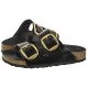 Klapki i japonki damskie - Klapki Arizona Big Buckle High-Shine Black 1021476 (BK239-a) Birkenstock - miniaturka - grafika 1