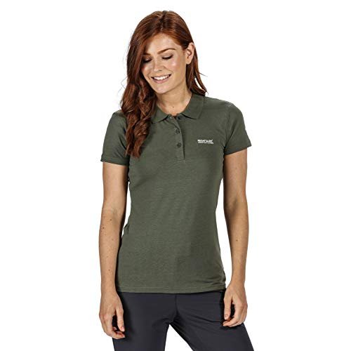 Regatta Damska koszulka Sinton Coolweave z bawełny aktywnej koszulki/koszulki polo/kamizelki, liść tymianku, 8
