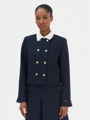 Kurtki damskie - Tommy Hilfiger Kurtka przejściowa WW0WW47792 Granatowy Regular Fit - miniaturka - grafika 1