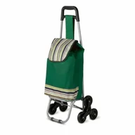 Torby i wózki na zakupy - Wózek na Zakupy na 3 kółkach Materiałowa Torba Kieszonka Tadar 40x30x92 cm - miniaturka - grafika 1