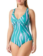 Stroje kąpielowe - Triumph Damski kostium kąpielowy Summer Mix & Match Op Pt, Green - Light Combination, 38C - miniaturka - grafika 1