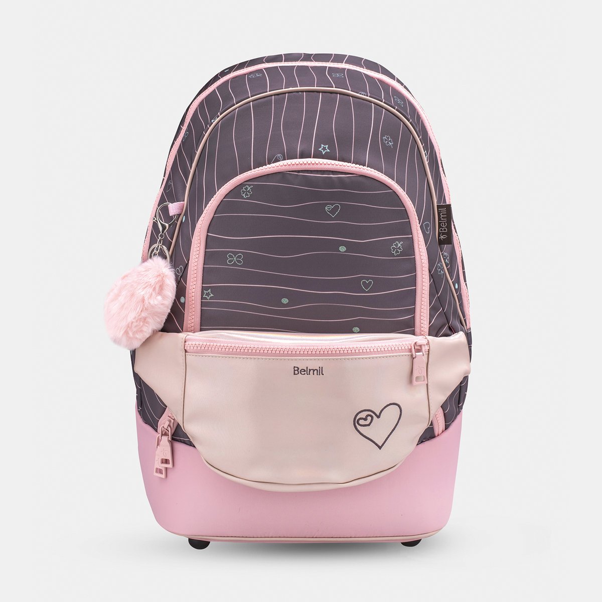 Zestaw Premium Backpack & Fanny Pack Mint – plecak szkolny, 2-częściowy