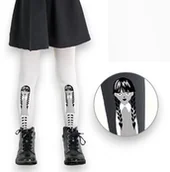 Rajstopy dziecięce - Dziecięce rajstopy z Mikrofibry Knittex Wednesday 60 DEN Białe - miniaturka - grafika 1