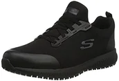 Trampki męskie - Skechers Męskie tenisówki Squad Sr Myton, Czarny materiał syntetyczny, 45.5 EU - miniaturka - grafika 1