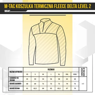M-Tac - Koszulka Męska Termiczna z Długim Rękawem Delta Level 2 - Czarna - 70002002 - Koszulki sportowe męskie - miniaturka - grafika 18