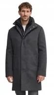 Płaszcze męskie - GUESS MĘSKI SZARY PŁASZCZ KLASYCZNY KIESZENIE ZAPINANY Z WEŁNĄ L GNA - miniaturka - grafika 1