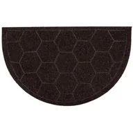 Wycieraczki - Wycieraczka Roxi 40 x 65 cm heksagon brązowy - miniaturka - grafika 1