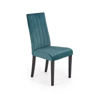 Krzesła - Krzesło Drewniane Diego 2 Czarny / Ciemny Zielony Halmar - miniaturka - grafika 1