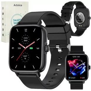Artnico T46S czarny - Smartwatch - miniaturka - grafika 1