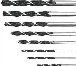 Top Tools Wiertła do drewna spiralne 4-10 mm, zestaw 5 szt. AP_204813 - Wiertła - miniaturka - grafika 1