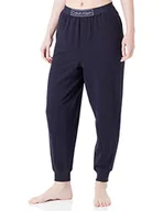 Spodnie damskie - Calvin Klein Damskie spodnie od piżamy do joggingu, Nocne niebo, XL - miniaturka - grafika 1
