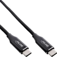Kable USB - Kabel USB InLine InLine® Magnetic USB-C cable, USB-C male/male, 100W, black, 2m - miniaturka - grafika 1