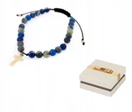 Bransoletki - Bransoletka Złoty Krzyżyk (Różne Kolory) BZ111 - miniaturka - grafika 1