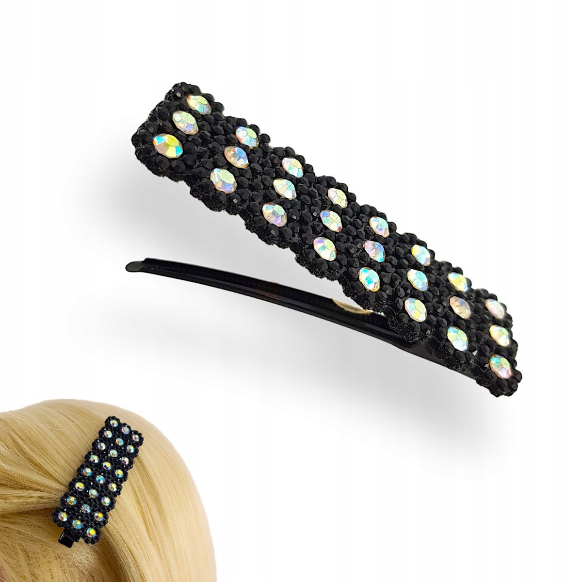 Spinka do włosów Edytka Tukan Czarna Klamerka