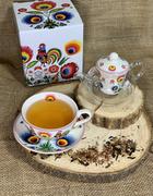 Serwisy do kawy i herbaty - Duo Gift Filiżanka z dzbankiem szklanym / Tea for One KOGUT ŁOWICKI DUG_3037 - miniaturka - grafika 1