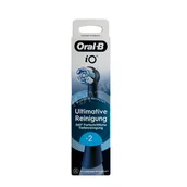 Końcówki do szczoteczek elektrycznych - ORAL-B iO Ultimate Clean Black CBF-2 Końcówki do szczoteczki elektrycznej ORAL-B iO czarne 2 sztuki - miniaturka - grafika 1