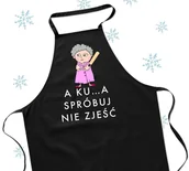 Fartuchy i rękawice kuchenne - ŚMIESZNY FARTUCH NA PREZENT ! - miniaturka - grafika 1