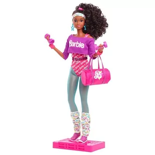 Mattel Barbie Rewind Workin' Out Gimnastyczka Gtj87 - Lalki dla dziewczynek - miniaturka - grafika 1