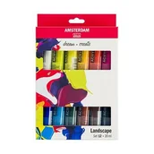 Farby i media malarskie - Amsterdam Amsterdam Standard Series Acrylics Set 12 x 20 ml Landscape - miniaturka - grafika 1