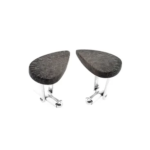 Spinki do mankietów Fossil Koralowiec (S374) Srebro [925] - Spinki do mankietów i krawatów - miniaturka - grafika 1
