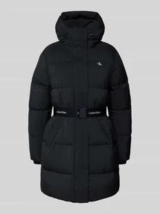 Płaszcz pikowany z nadrukiem z logo - Płaszcze męskie - miniaturka - grafika 1