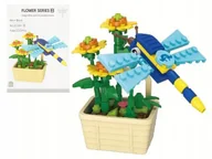 Zabawki i gry sportowe - MINI KLOCKI KREATYWNE DLA DZIECI FLOWER KWIATY 3D CHRYZANTEMY 100el 1039A-5 - miniaturka - grafika 1