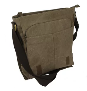 Skórzana Torba JENNIFER JONES Listonoszka Ze Skórzaną Klapką BEŻOWA 4527 32 x 29 x 9 - Torby męskie Skórzana Torba JENNIFER JONES Listonoszka Ze Skórzaną Klapką BEŻOWA 4527 32 x 29 x 9 - Torby męskie - miniaturka - grafika 2