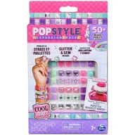 Zabawki kreatywne - Cool Maker Zestaw do tworzenia bransoletek PopStyle Glitter & Gem Expansion Pack Spin Master - miniaturka - grafika 1
