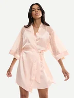 Szlafroki damskie - Triumph Szlafrok A Weekend To Remember 10227185 Beżowy - miniaturka - grafika 1