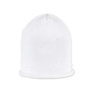 Czapki damskie - Sterntaler Czapka z daszkiem Baby Bonnet Maille na zimną pogodę, Biały (Weiss 500), L (Producent Rozmiar:39) - miniaturka - grafika 1
