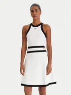 Sukienki - KARL LAGERFELD Sukienka dzianinowa B1W13004 Biały Regular Fit - miniaturka - grafika 1