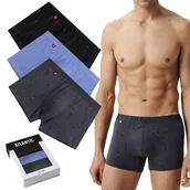 Majtki męskie - BOKSERKI MĘSKIE bawełniana opięte dopasowujące się Atlantic *XXL - miniaturka - grafika 1