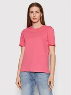 Koszulki i topy damskie - Pieces T-Shirt Ria 17086970 Różowy Regular Fit - miniaturka - grafika 1