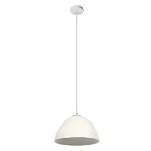 LEDVANCE biała replika dzwonka wielbłądziego lampa wisząca z metalu i papier-mâché, E27, średnica 375 mm, klosz wykonany z materiału pochodzącego z recyklingu, trwała dzięki wymiennemu źródłu światła, łatwa instalacja - Oprawy, klosze i abażury - miniaturka - grafika 1