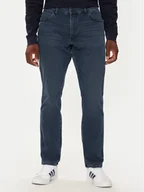 Spodnie męskie - Wrangler Jeansy River 112356840 Granatowy Tapered Fit - miniaturka - grafika 1