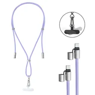 Kable komputerowe i do monitorów - Intenso Handykette als Lade- + Datenkabel USB-C bis 1,65m lila kabel USB USB C Fioletowy 7991003 - miniaturka - grafika 1