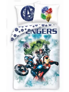 Halantex, Pościel dziecięca, Avengers, AV-01BL, 140x200 cm - Pościel dla dzieci - miniaturka - grafika 1