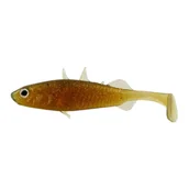 Przynęty - Przynęta gumowa Westin Stanley the Stickleback Shadtail motoroil gold P117-309-002 9cm/7g - miniaturka - grafika 1