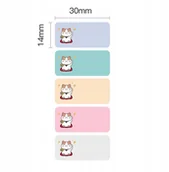 Etykiety samoprzylepne i bloki etykiet - .NIIMBOT Naklejki Seria D 14*30mm CUTE1 Zwierzątka - miniaturka - grafika 1