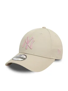 New Era Czapka z daszkiem Child Glitter 9Fort 60565297 Beżowy - Czapki dla dzieci - miniaturka - grafika 1