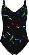 Stroje kąpielowe - Damski Strój kąpielowy WOMEN'S ARENA ABYSS SWIMSUIT U BACK - miniaturka - grafika 1