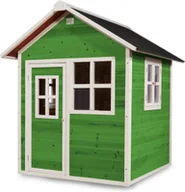 Place zabaw - Exit Domek drewniany dla dzieci Loft 100 - zielony - miniaturka - grafika 1