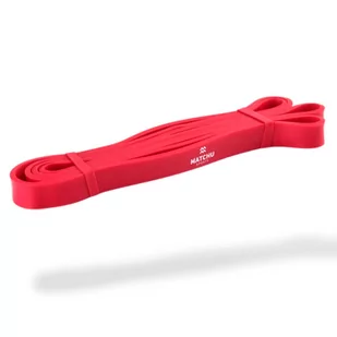 Elastyczna taśma - Power band - 1 metr - 11 - 29 kg - czerwony - Gumy, taśmy, ekspandery - miniaturka - grafika 1