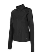 Kurtki i kamizelki sportowe damskie - 4F Bluza funkcyjna w kolorze czarnym - miniaturka - grafika 1