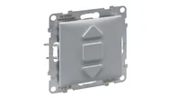 Klawisze i ramki - SUNO Przyciskowy łącznik rolet aluminium 3 pozycyjny 6A 250V 721338 - miniaturka - grafika 1