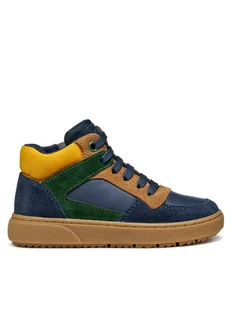 Geox Sneakersy J Theleven J46LDC 05422 C4248 S Granatowy - Buty dla chłopców - miniaturka - grafika 1