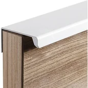 Zawiasy, okucia i inne akcesoria - Komplet 2 uchwytów meblowych do szuflad, szafek, szuflad, szafek kuchennych, rozstaw osi 128 mm, kolor biały - miniaturka - grafika 1