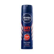 Dezodoranty i antyperspiranty męskie - NIVEA Men Dry Impact Antyperspirant W Sprayu 150ml - miniaturka - grafika 1