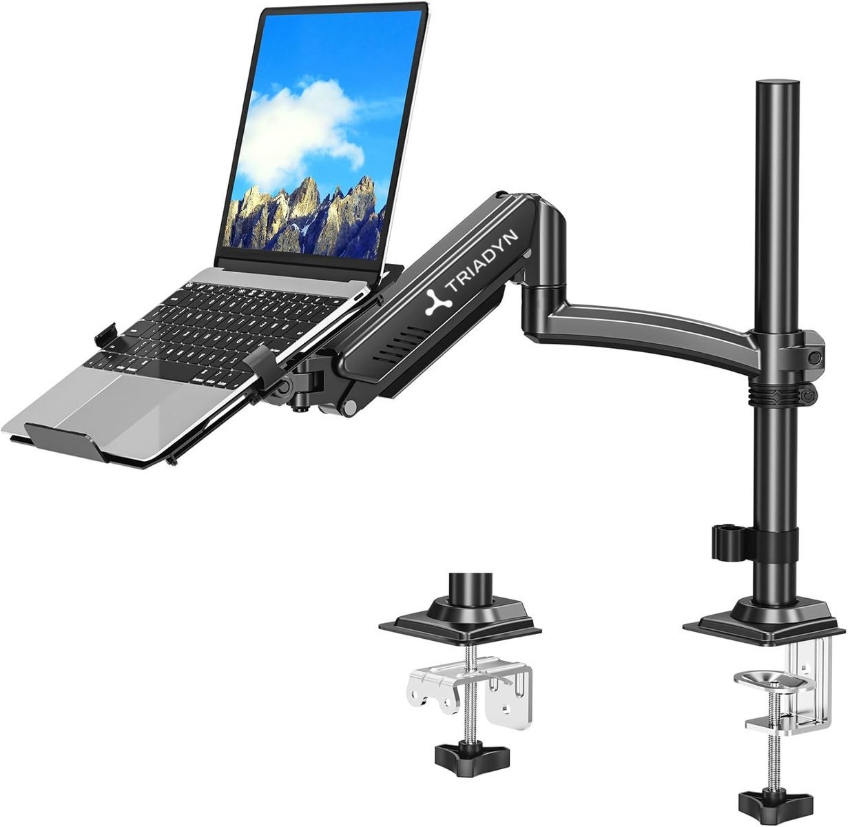 Triadyn Nowy Uchwyt Biurkowy Triadyn HighSoloLift 2-in-1 na Monitor lub Laptopa 13-34